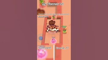 My viewers 1v1 🔫 (wanna be in a video discord: @ penguinpowers) #brawlstars #shorts