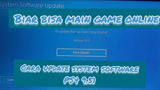 CARA UPDATE SYSTEM SOFTWARE PS4!!!! screenshot 2