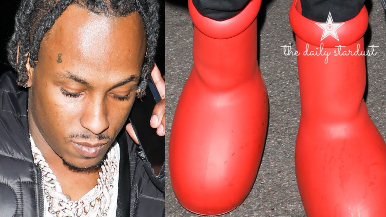 Rich The Kid Says MSCHF Big Red Boots Are Uncomfortable