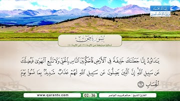 سورة ص | من الآية 21 إلى 40 | القارئ الشيخ حاتم فريد الواعر