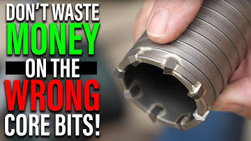 Diamond Core Bits vs. Carbide Core Bits - Concrete Drilling