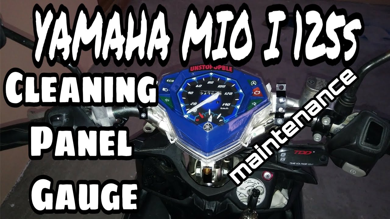 Yamaha Mio i 125 How to Clean Speedometer Panel Gauge DIY