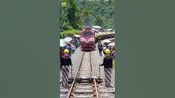 wesel mekanik. jaman belanda dioprasikan di desa #train #railway #shorts