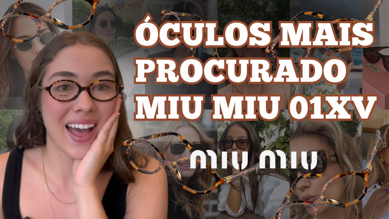 miu miu 01xv (o óculos mais hypado do momento) - Bela Bim