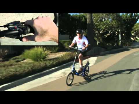 elliptical riding bicycle