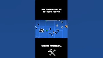Day 8 of making an Extreme Demon #geometrydash #gd #gaming #gdupdate #gddemon #funny #games #gmd