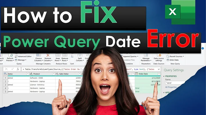 How to Fix Power Query Date Error