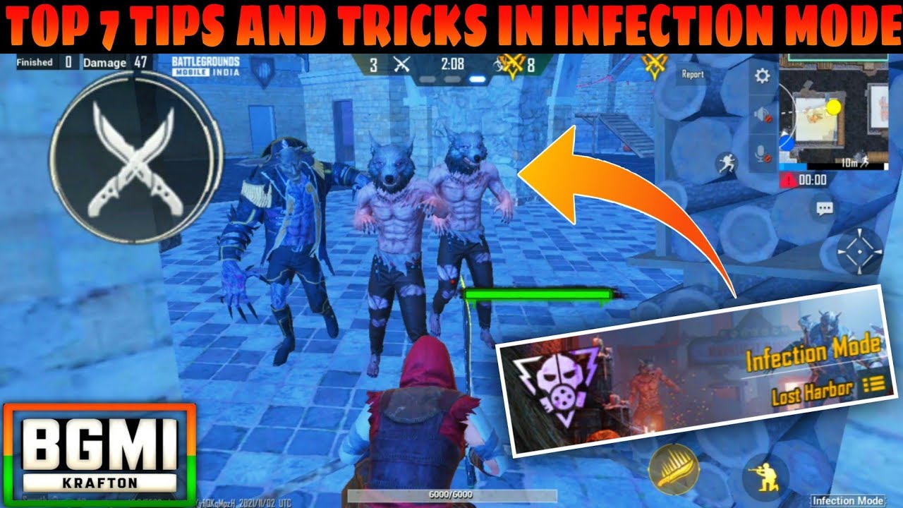 Top 7 Zombie Infection Mode Tips and Tricks BGMI AND Pubg Mobile | New Zombie Infection Tips Tricks