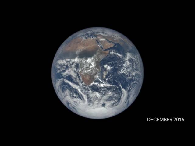 One Year on Earth  Seen From 1 Million Miles