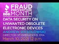 BBB &amp; ERA presents Data security on unwanted obsolete electronic devices webinar March 10 2021