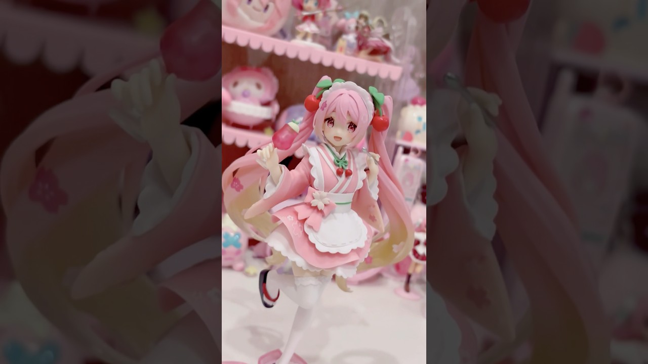 sakura miku figure unboxing🌸 