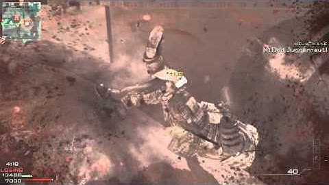 CoD - hellthane - MW3 - Juggernaut Knife Kill - MK14
