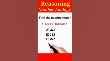 SSC EXAM QUESTION ❓ #analogyreasoning #ssc #ssccgl #mppolice #numberseries #shirtvideo #trending