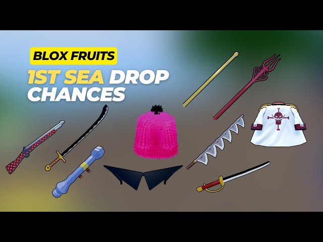 Every Item Drop Chance in 1st Sea - Blox Fruits 