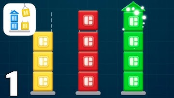 Sort Blocks - Tower Puzzle - Gameplay Walkthrough Part 1 Levels 1-28 (Android & iOS)