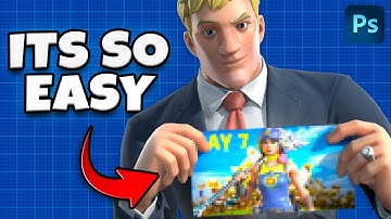 How Fortnite YouTubers Make Thumbnails