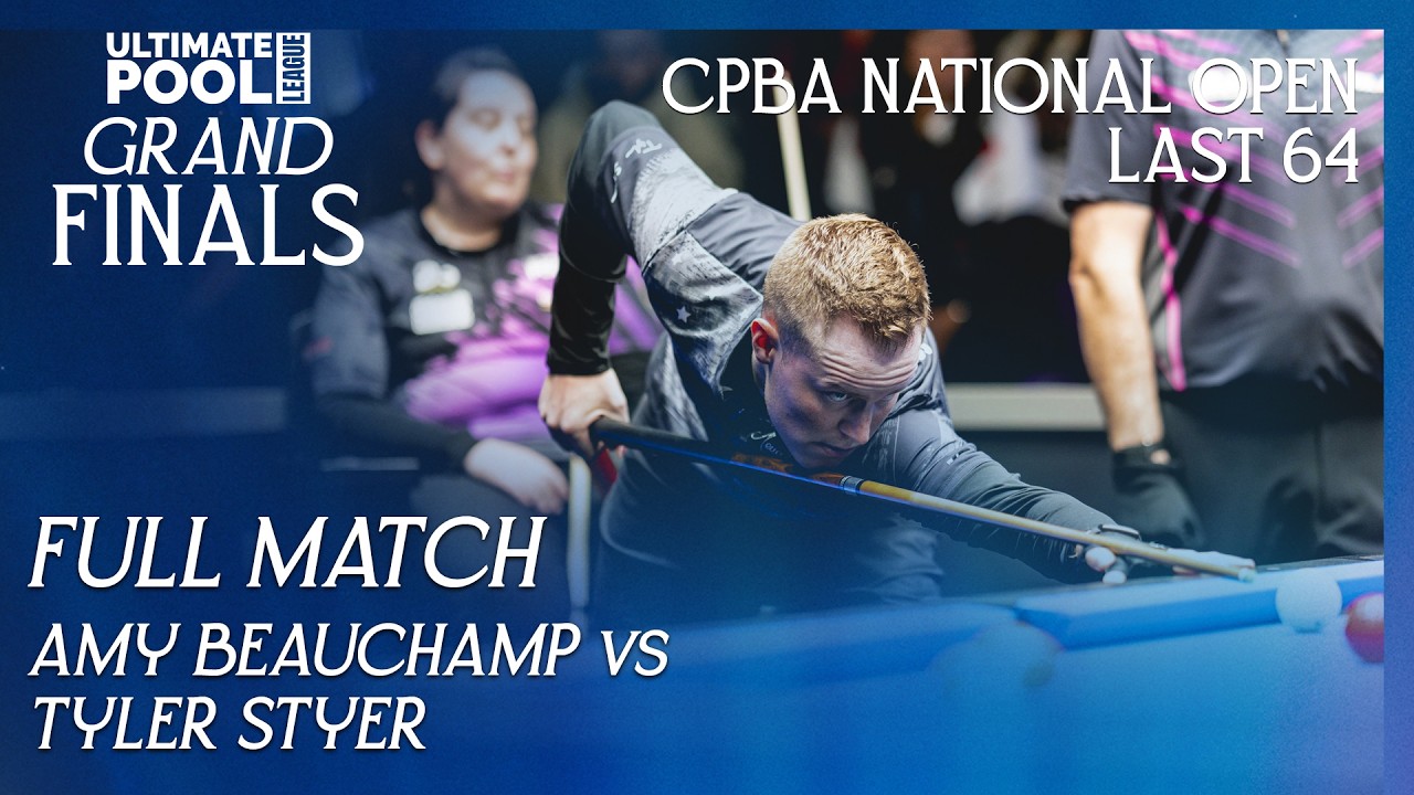 Amy Beauchamp vs Tyler Styer | Last 64 | CPBA National Open