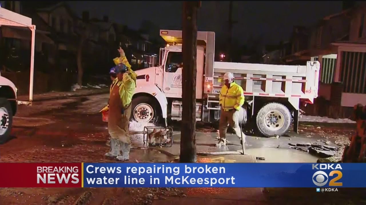 Icy Conditions Add to Issues In McKeesport Water Man Break