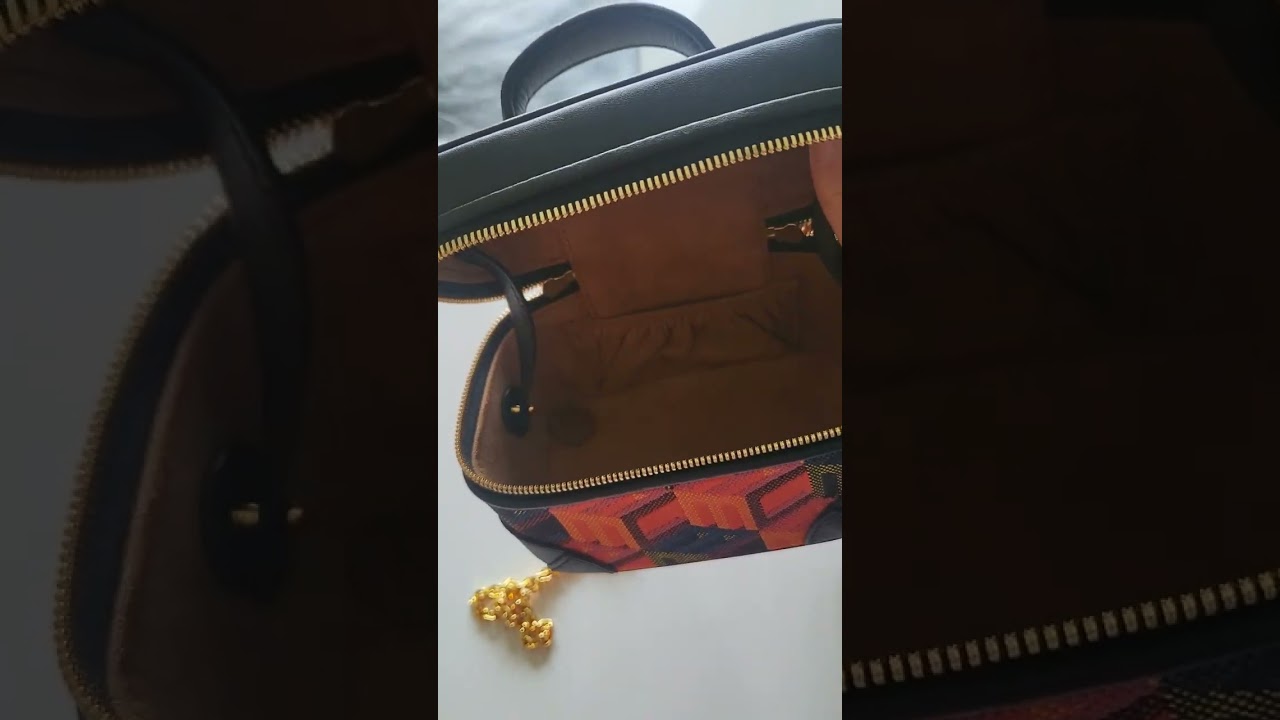 MCM X-mini vanity case bag in cubic