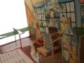 Pop-Up Book The Jolly Jump-Ups and their New House Antique Old Book Libro Popup Antiguo