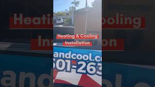 Recent heating and air conditioning installation in San Diego, CA #sandiegohvac #acpro #homecomfort