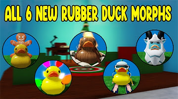 UPDATE - How to Find ALL 6 NEW RUBBER DUCKS MORPHS in Find The Rubber Duck Morphs
