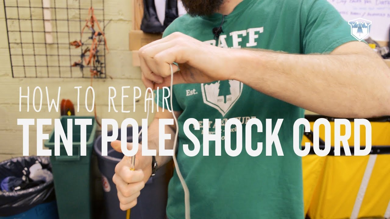 How To Repair a Tent Pole - YouTube