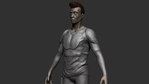 Game Character Art Process in ZBrush - Part 4