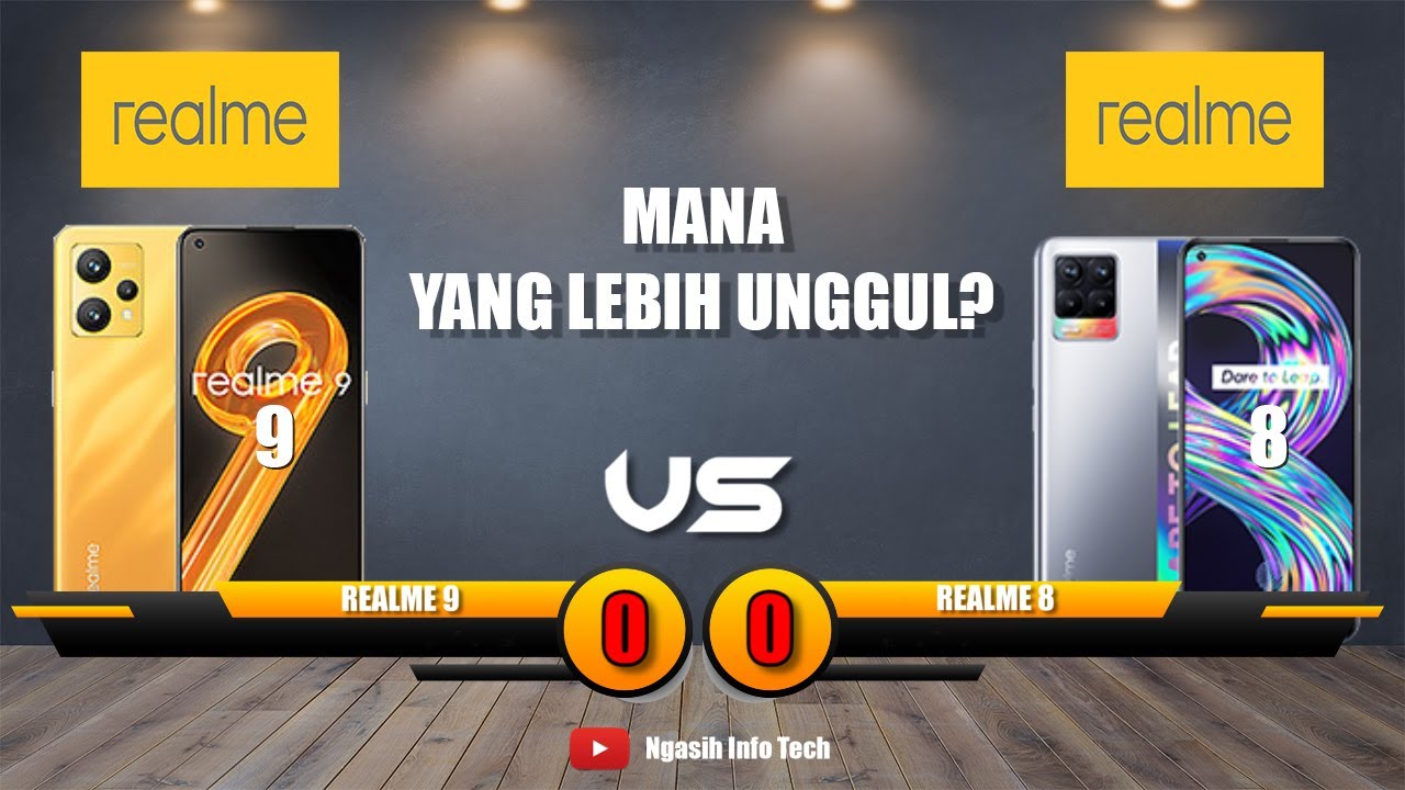 Perbandingan Realme 9 dan Realme 8 | TERBARU !!
