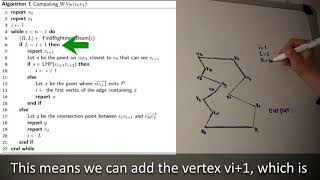 Segment visibility polygons.