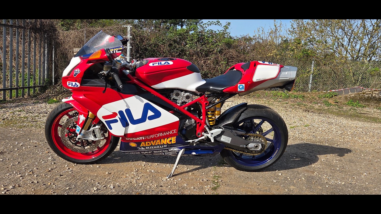 A beautiful Ducati 999R Fila - YouTube