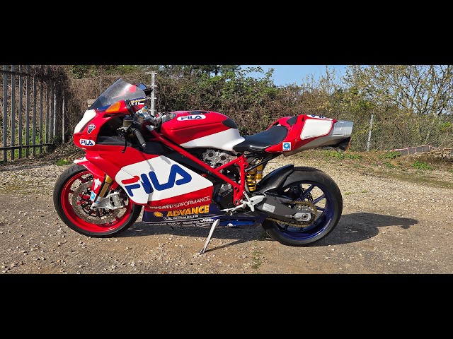 A beautiful Ducati 999R Fila - YouTube