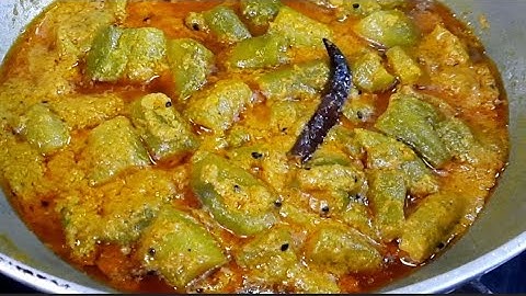 ঝিংয়ের নিরামিষ রেসিপি - 1থালা ভাত শুধু এটা দিয়েই খাওয়া হয়ে যাবে || Ridge Gourd / Jhinger Recipe