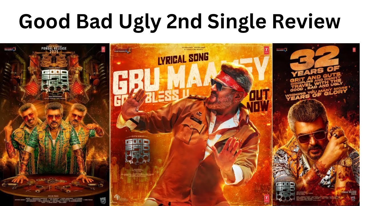 Good Bad Ugly 2nd Single Mass Review | #ajith #goodbadugly #gbu #music ...