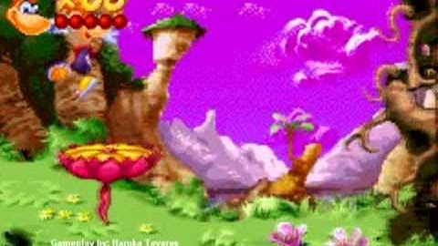 Rayman 3 (GBA) - Forgotten Forests - Last Lums: Wanderwood Forest