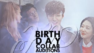Birthday Collabs Auditions Closed