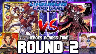 Shinegreymon Vs Beelzemon X Digimon Card Game Bt-12 Heroes Across Time Round 2