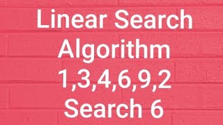 Linear Search using java|| Linear Search Algorithm