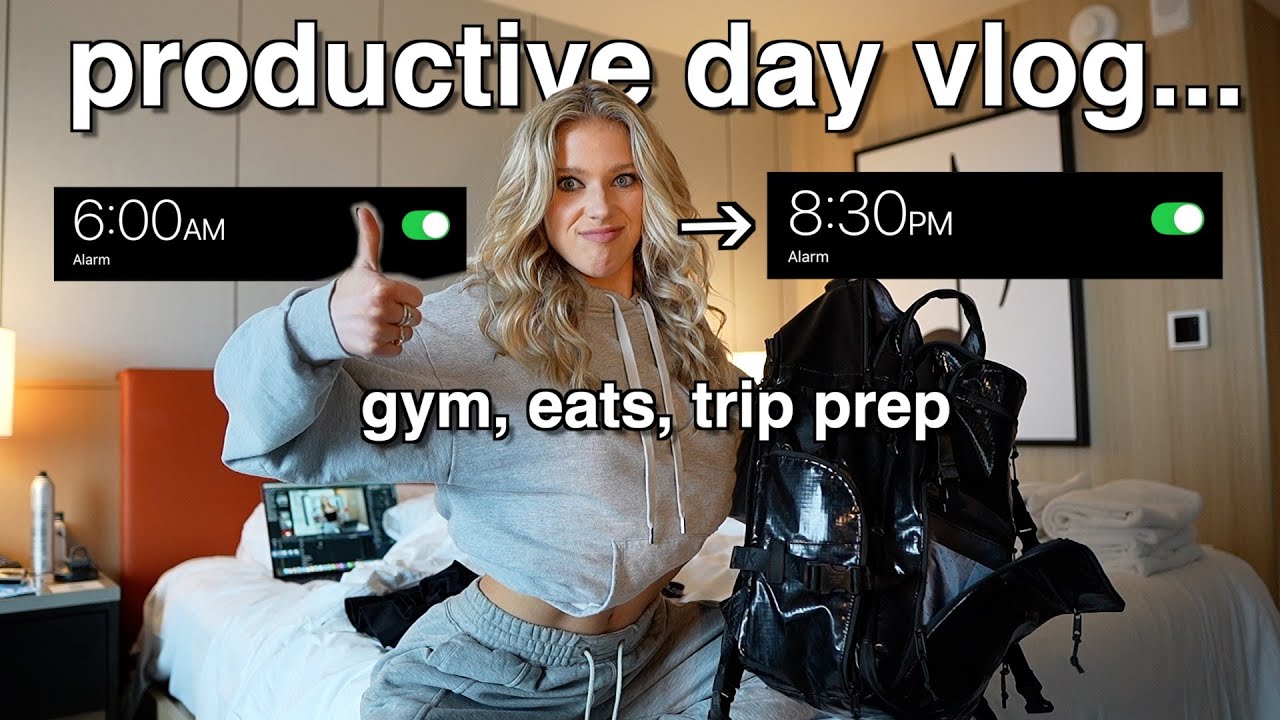 a random productive day: lift, eats, and weekend trip prep *excited...*