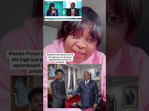 Urgent Matata Ponyo Déclare Je été Jugé Que Par De Kasaiens 