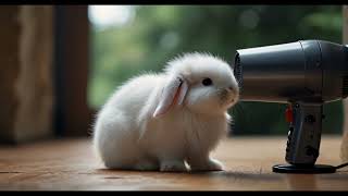 Warning!!!!: You Might Fall Asleep Instantly to These Hairdryer Sounds with Cozy Bunny.