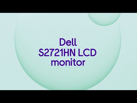 Dell S2721HN Full HD 27" LCD Monitor - Silver - Product Overview