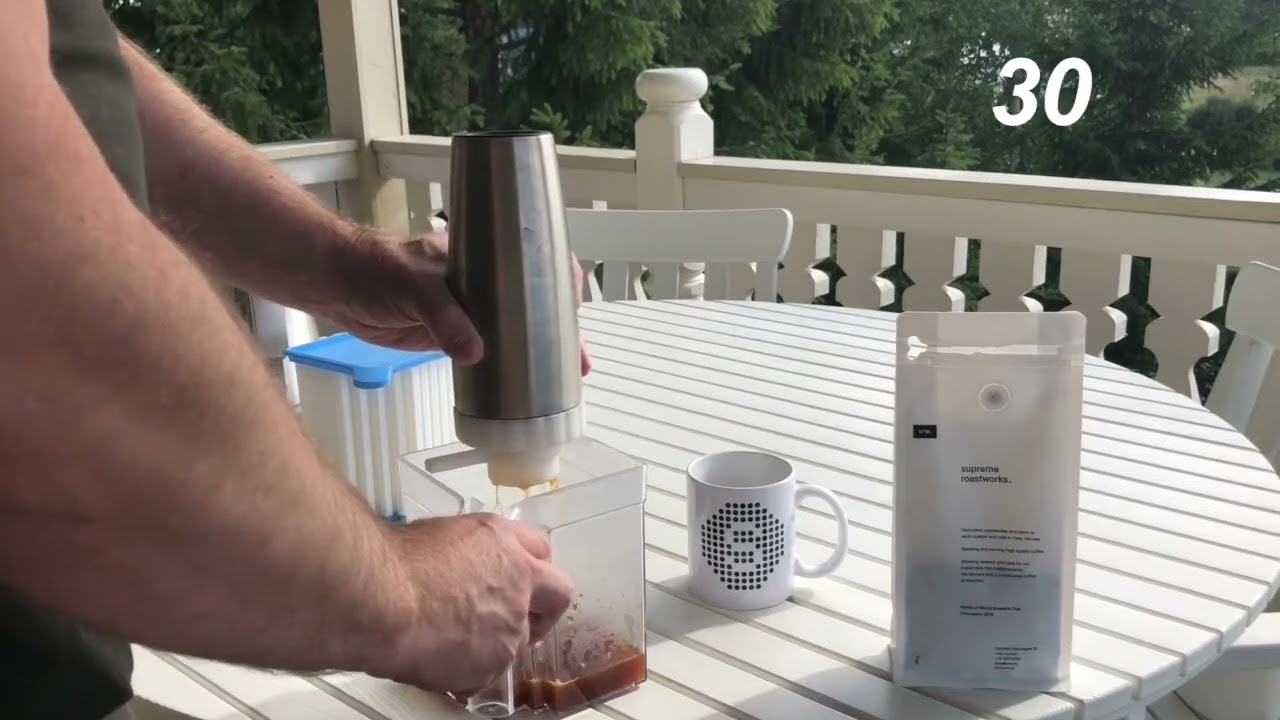 From the archives: Instant ice-coffee! SteepShot® prototype & ColdWave