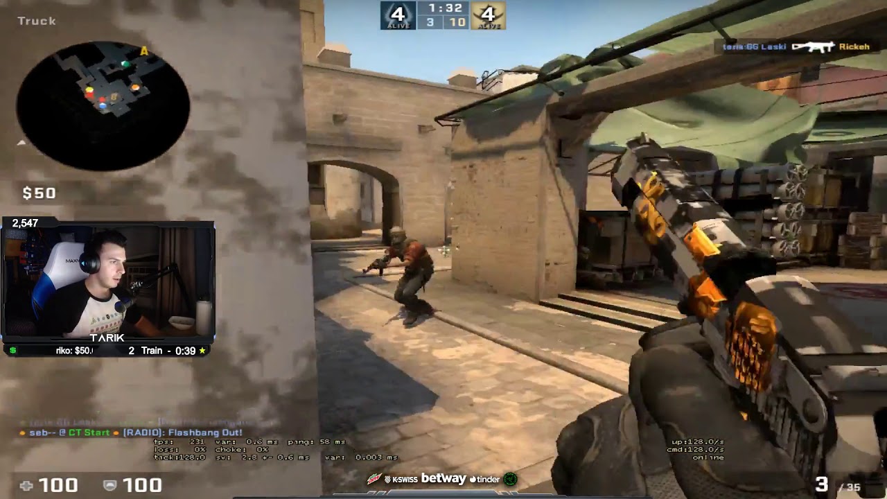 CS:GO - TARIK BIG OL WHIFF - YouTube