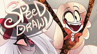 Speed Draw- Pumpkins (Hazbin Hotel)-Vivziepop