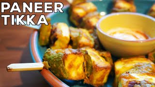 How to Make Paneer Tikka Kebabs | Easy Paneer Kebabs | DIY | Recipe Tutorial