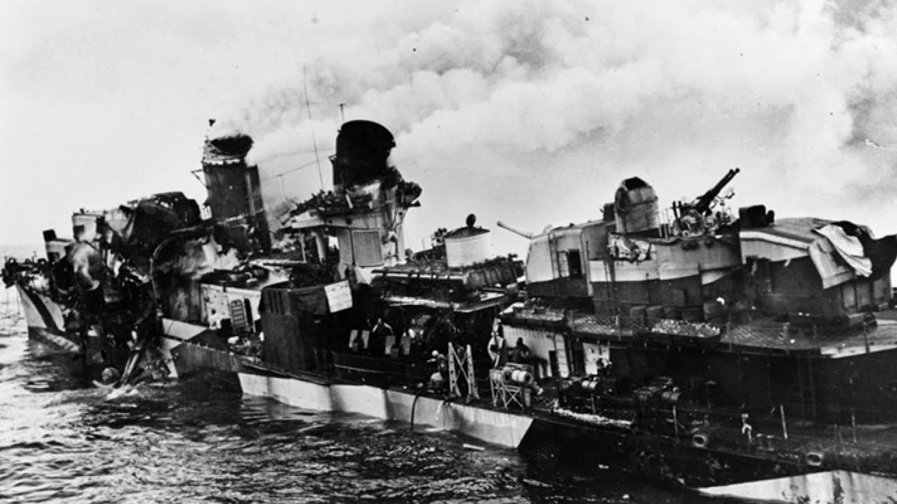 Японские офицеры были потрясены, когда потопили 300 камикадзе. Всего погибло 34 корабля и 3860 пи...