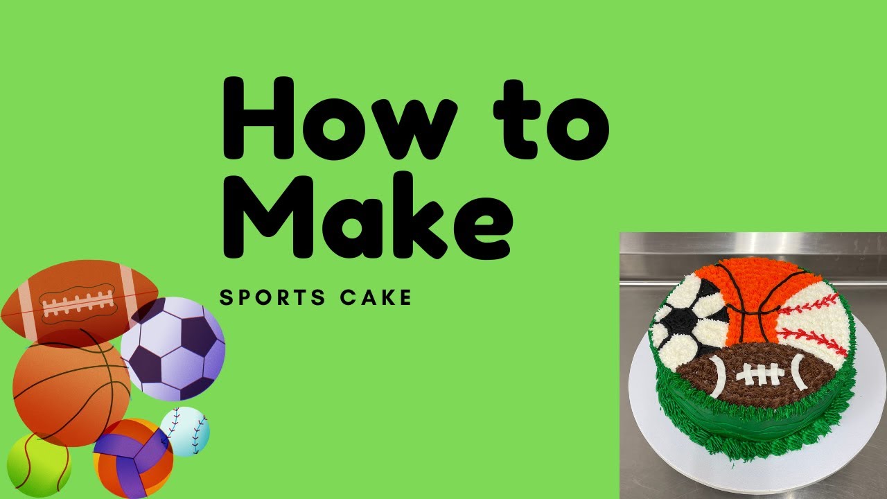 趣味・スポーツ・実用 CAKE DECORATING How to make a sports cake - YouTube