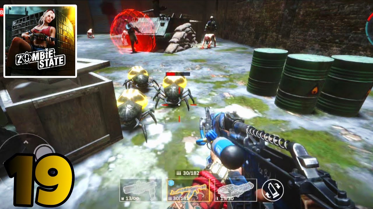 OMG 😯 | MILITARY WAREHOUSE - ZOMBIE STATE : ROGUELIKE FPS 🧟‍♂️ GAMEPLAY WALKTHROUGH