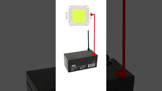 12v battery connection with 12v light connection #light #12voltbattery #amanelectronic